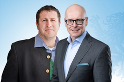 Ein Bild vonLandesrat Dr. Wolfgang Fürweger und LAbg. Hannes Költringer