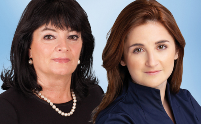 Ein Foto von LAbg. Karin Berger & Klubobfrau LAbg. Marlene Svazek, BA