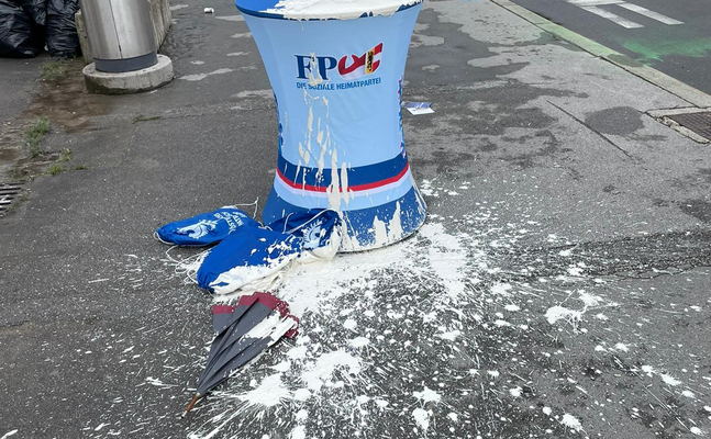 Ein Foto des Übergriffes auf den RFJ