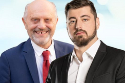 Ein Bild von Klubobmann Dr. Andreas Schöppl und Klubobmann Paul Dürnberger