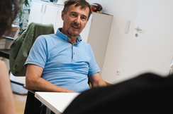 Ein Bild von Wohnbau-Landesrat Martin Zauner im Interview