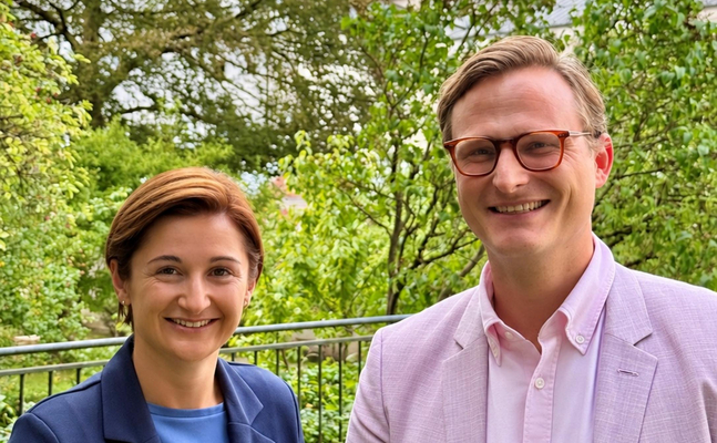 Ein Bild von LH-Stellvertreterin Marlene Svazek und Mag. Marco Sterk