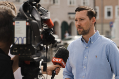 Einbild von LAbg. Dominic Maier, Bezirksparteiobmann Salzburg-Stadt